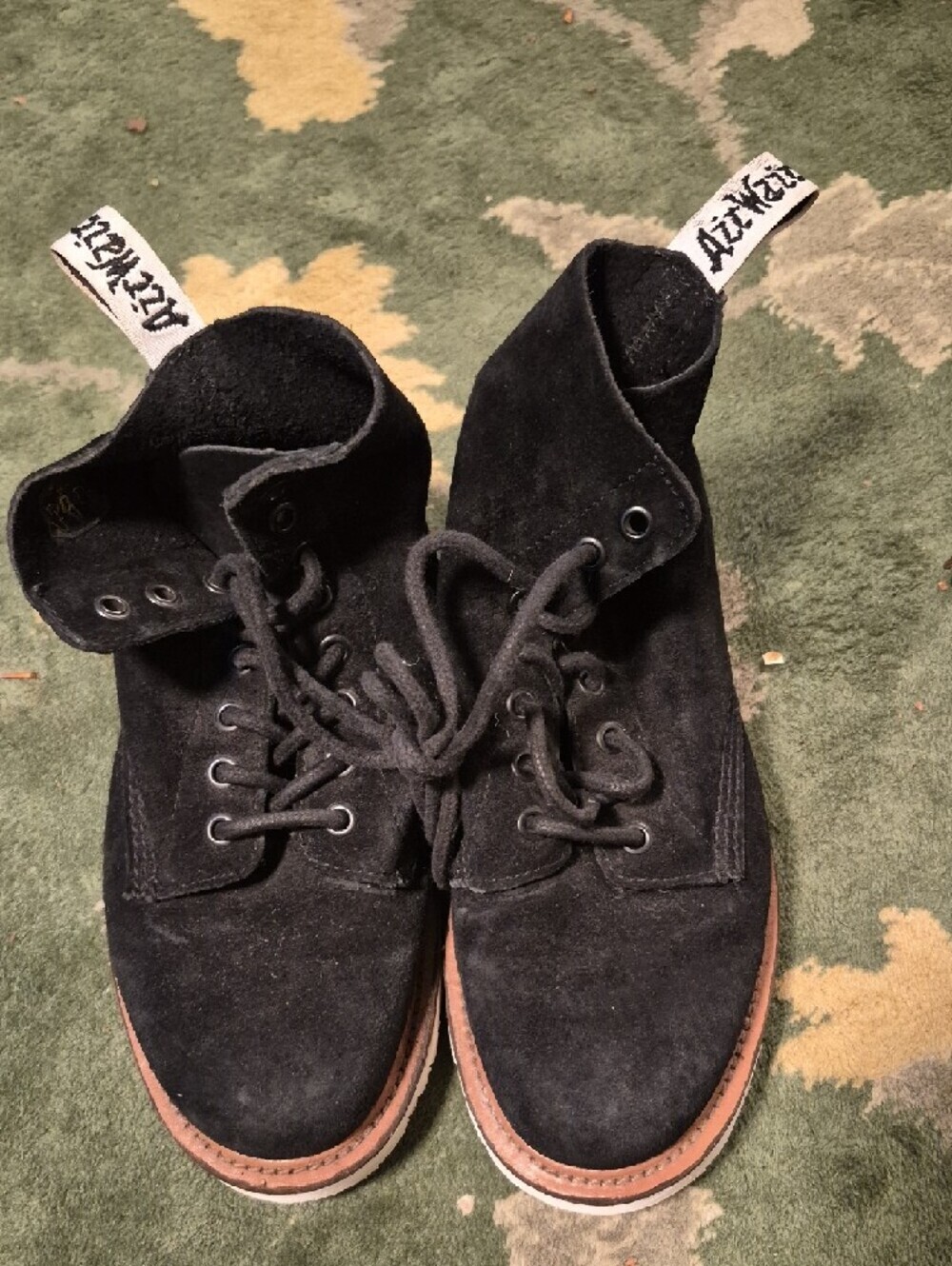 Dr. Martens Black Suede Chukka Boots with Tan Welt - Picture 4 of 9